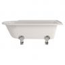 Ванна Burlington Hampton 170 x 75см, правостороняя (без ножек), цвет Белый