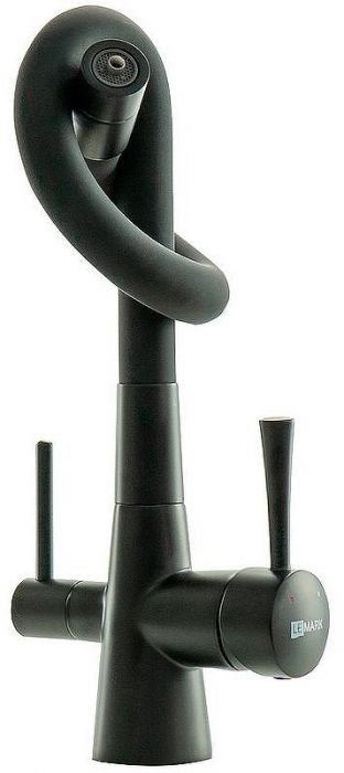 Смеситель для кухни Lemark Comfort LM3075BL085 Черный матовый