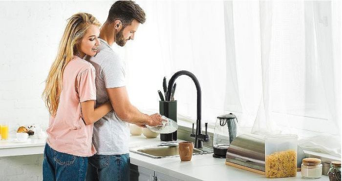 Смеситель для кухни Lemark Comfort LM3075BL085 Черный матовый