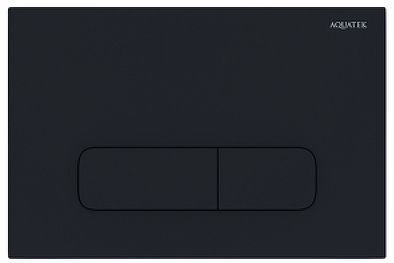 Комплект унитаза с инсталляцией Aquatek Set Aquatek Лугано-017 4в1 с сиденьем Микролифт и Черной матовой клавишей смыва