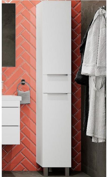 Шкаф пенал STWORKI Копенгаген 32 R С08509 Белый