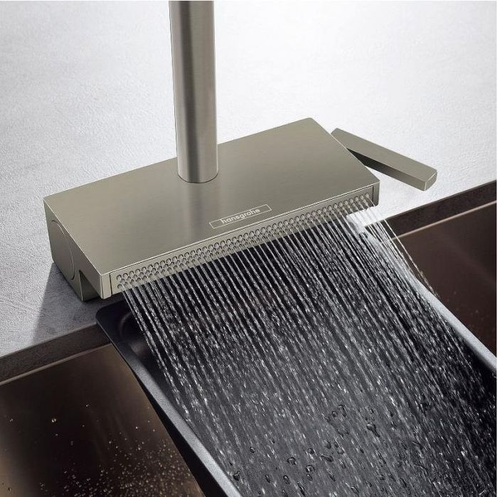 Смеситель для кухни Hansgrohe Aquno Select M81 73831800 Сталь