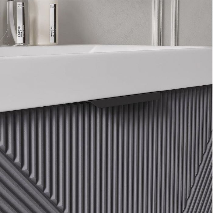 Тумба под раковину Volna Geometry 60 tnGEOMETRY60.2Y-07 цвет Графит