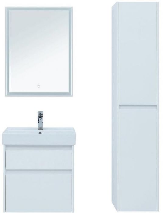 Комплект мебели для ванной Aquanet Nova Lite 60 242921 подвесной Белый