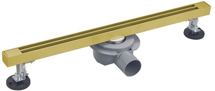 Душевой лоток Wonzon & Woghand 90 WW-65409T-BG с решеткой цвет Брашированное золото Душевой лоток Wonzon & Woghand 90 WW-65409T-BG с решеткой цвет Брашированное золото