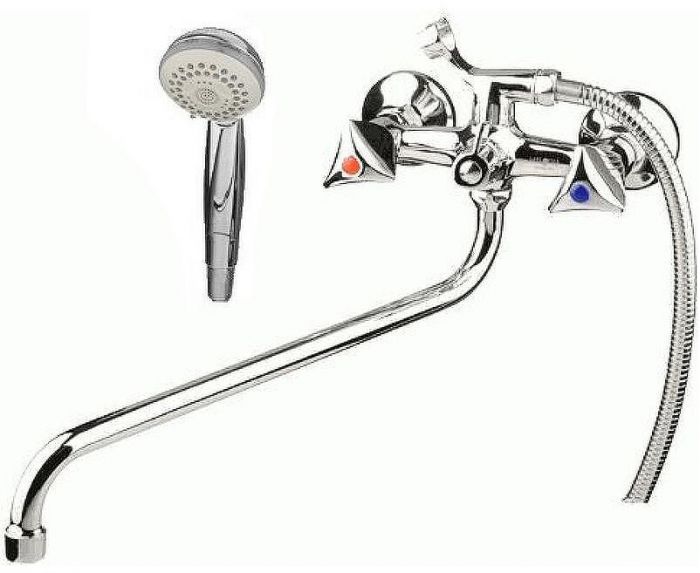 Смеситель для ванны Melodia della vita Dinatro MDV40141 универсальный Хром