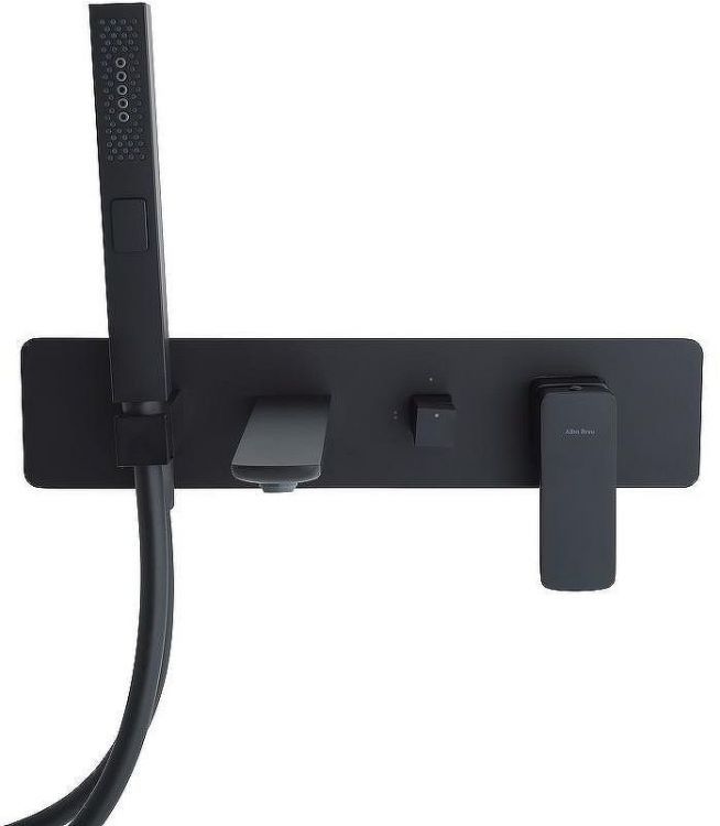 Смеситель для ванны Allen Brau Infinity 5.21007-31 Черный матовый Смеситель для ванны Allen Brau Infinity 5.21007-31 Черный матовый