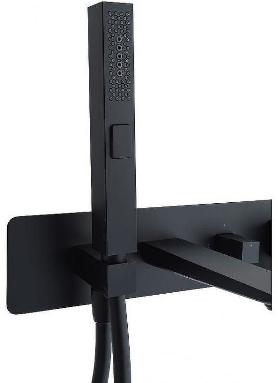 Смеситель для ванны Allen Brau Infinity 5.21007-31 Черный матовый Смеситель для ванны Allen Brau Infinity 5.21007-31 Черный матовый