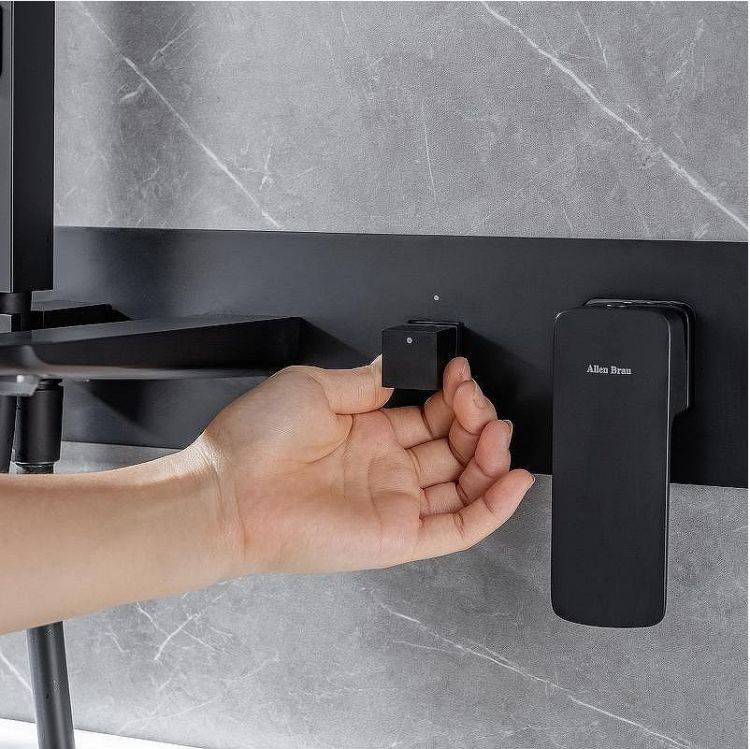 Смеситель для ванны Allen Brau Infinity 5.21007-31 Черный матовый Смеситель для ванны Allen Brau Infinity 5.21007-31 Черный матовый