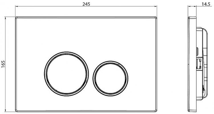 Комплект унитаза с инсталляцией Charus SET.114W.11.3 цвет Белый с сиденьем Микролифт и клавишей смыва цвет Белый глянец