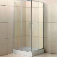 Душевой уголок BelBagno Uno 95х95 UNO-195-A-2-95-P-Cr профиль Хром стекло рифленое