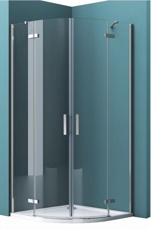 Душевой уголок BelBagno Kraft 90х90 KRAFT-R-2-90-C-Cr профиль Хром стекло прозрачное