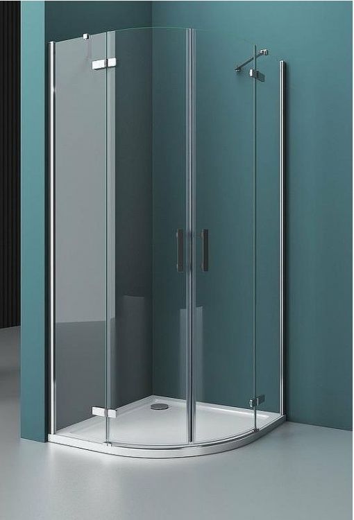 Душевой уголок BelBagno Kraft 90х90 KRAFT-R-2-90-C-Cr профиль Хром стекло прозрачное