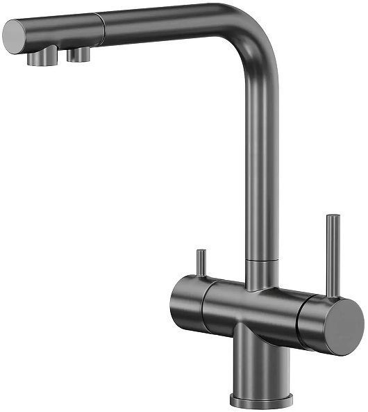 Смеситель для кухни Reflexion Lago RX9903BL цвет Оружейная сталь Смеситель для кухни Reflexion Lago RX9903BL цвет Оружейная сталь