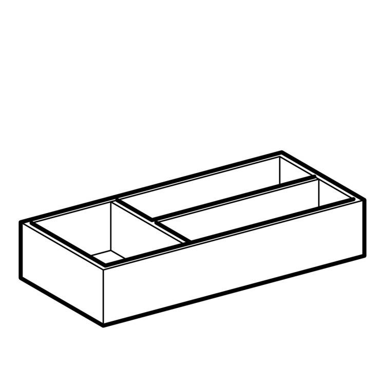 Разделительная перегородка Geberit Xeno? для маленького ящика, t-образная 150х323х62 мм Разделительная перегородка Geberit Xeno? для маленького ящика, t-образная 150х323х62 мм