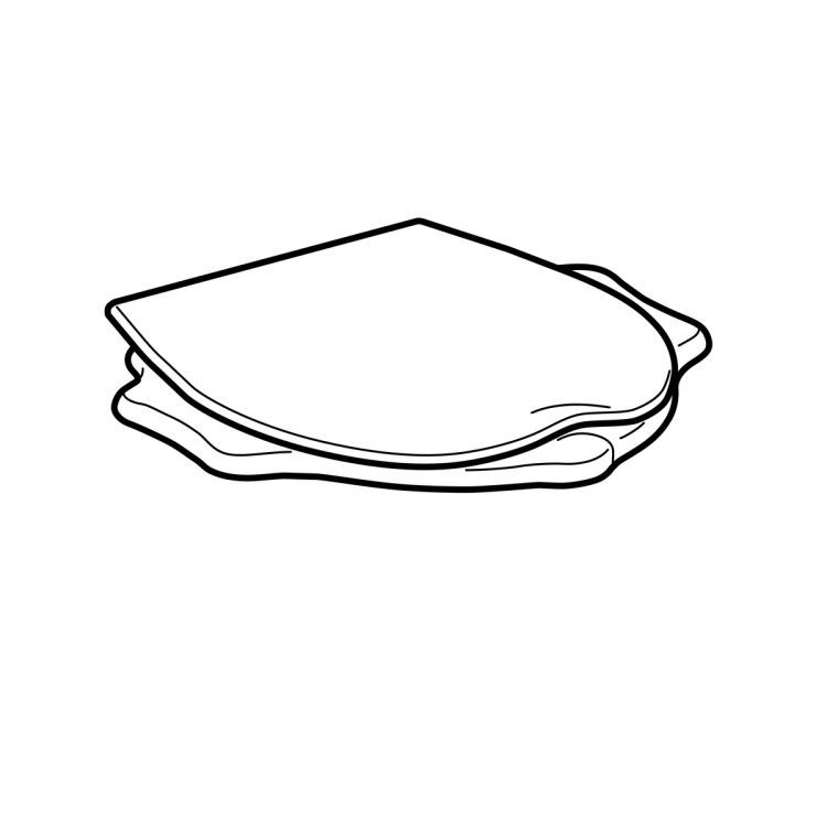 Сиденье для унитаза детское Geberit Bambini с опорой, дизайн в виде черепахи, цвет белый [573360000]