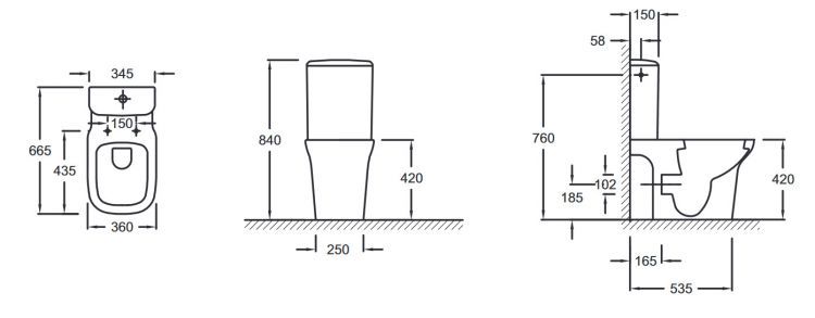 Унитаз напольный Jacob Delafon Vox UJN102-00, 67x36 см Унитаз напольный Jacob Delafon Vox UJN102-00, 67x36 см