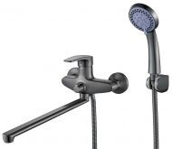 Смеситель для ванны Shevanik S5022T универсальный цвет Оружейная сталь