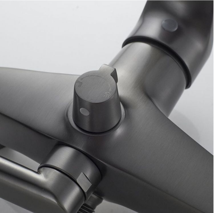 Смеситель для ванны Shevanik S5022T универсальный цвет Оружейная сталь Смеситель для ванны Shevanik S5022T универсальный цвет Оружейная сталь