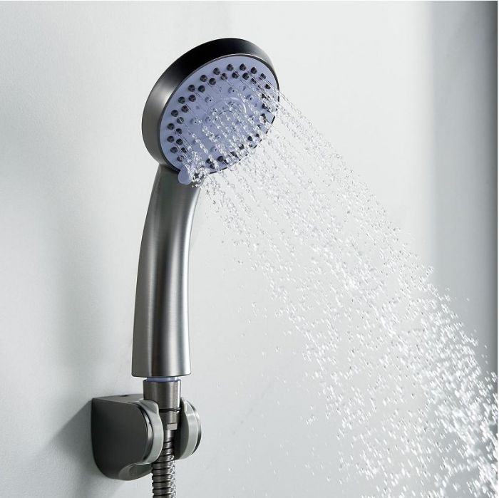 Смеситель для ванны Shevanik S5022T универсальный цвет Оружейная сталь