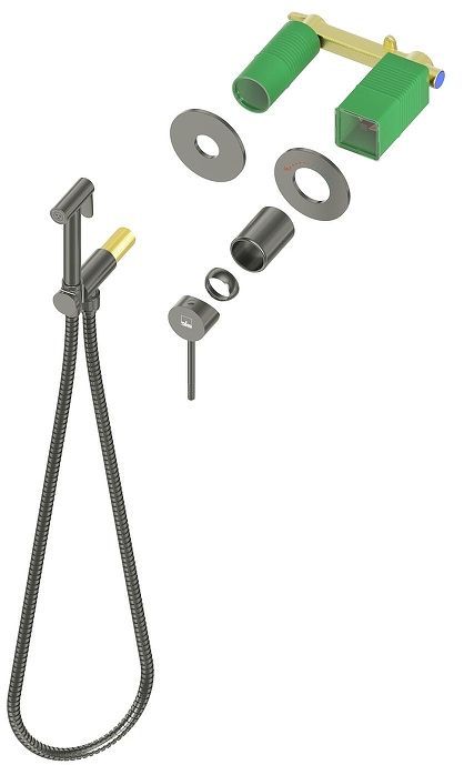 Гигиенический душ со смесителем Timo Saona 2339/13SM цвет Никель