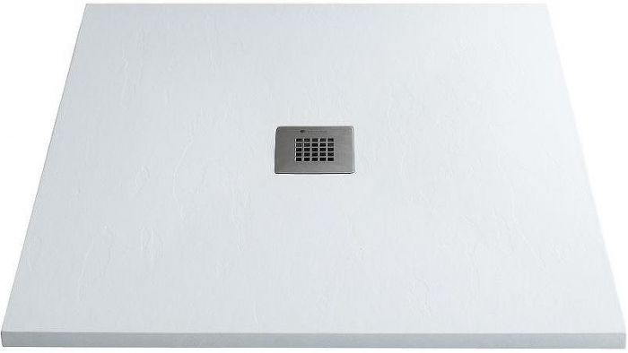 Душевой поддон из искусственного камня Allen Brau Priority 90x90 8.31002-21 Белый камень