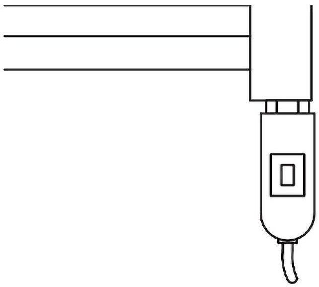 Электрический полотенцесушитель Irsap Ares 580x818 EIS058I01IR01NNN03 Белый