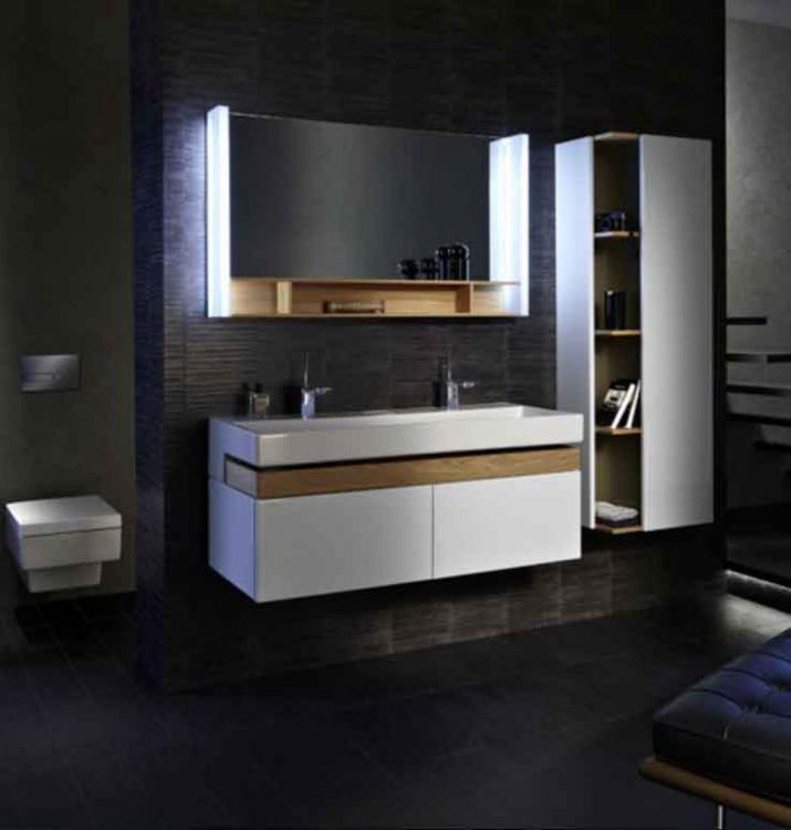 Тумба для раковины Terrace, 150 см, цвет белый бриллиант [EB1189-G1C]