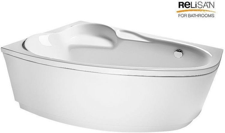 Акриловая ванна Relisan Ariadna 145x95 L Гл000001415 без гидромассажа