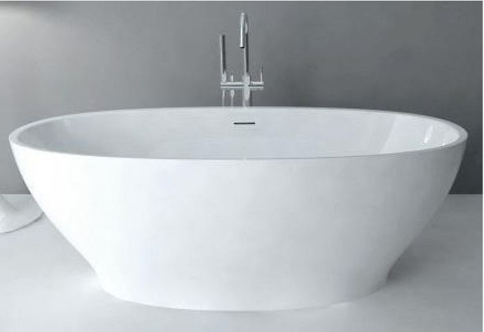 Акриловая ванна Abber AB9207 165х80 без гидромассажа