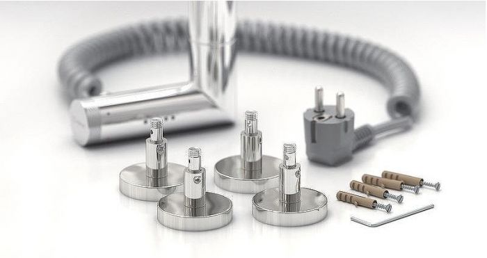 Электрический полотенцесушитель Сунержа Элегия 2.0 600x600 R 00-5219-6060 Хром