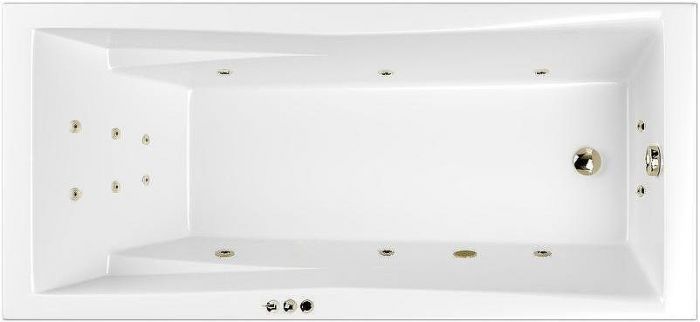 Акриловая ванна Whitecross Palace 170x75 0104.170075.100.SMART.BR с гидромассажем