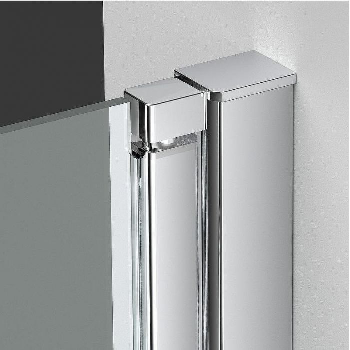 Душевая дверь Vincea Alpha 80 VDP-3AL800CL профиль Хром стекло прозрачное