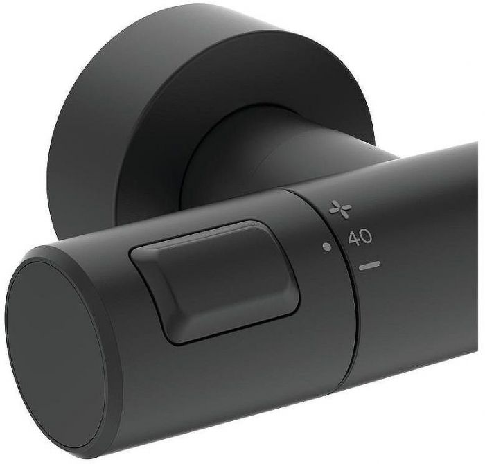 Душевая система Ideal Standard Ceratherm T25 A7545XG с термостатом Черная матовая