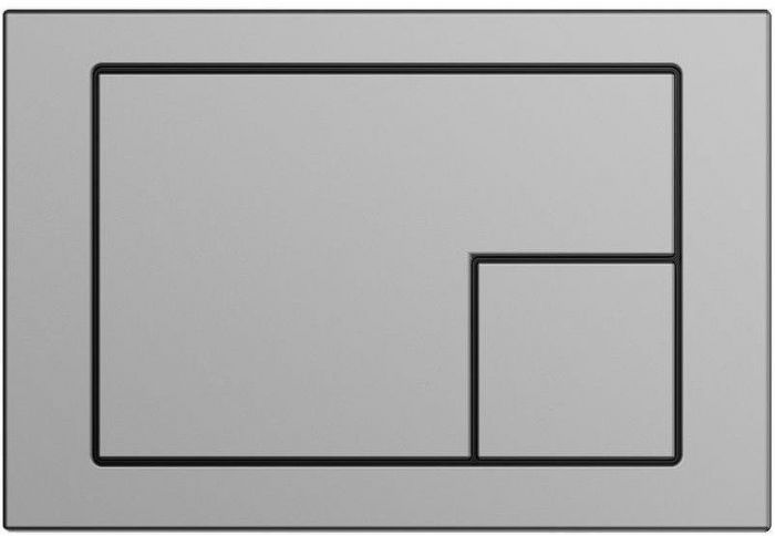Клавиша смыва Cersanit Corner 64107 Хром матовый