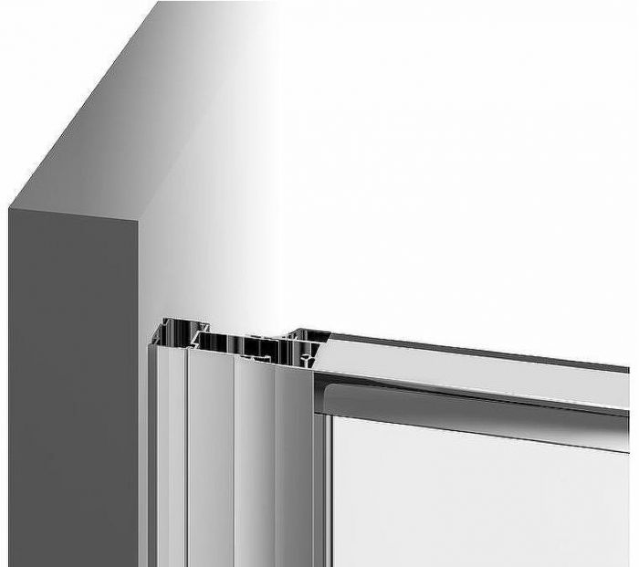 Душевая дверь Ravak Pivot PDOP2-100 03GA0100Z1 профиль Белый ручка Хром стекло Transparent