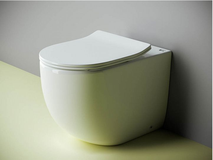 Унитаз CERAMICANOVA Metropol Rimless напольный приставной CN4004