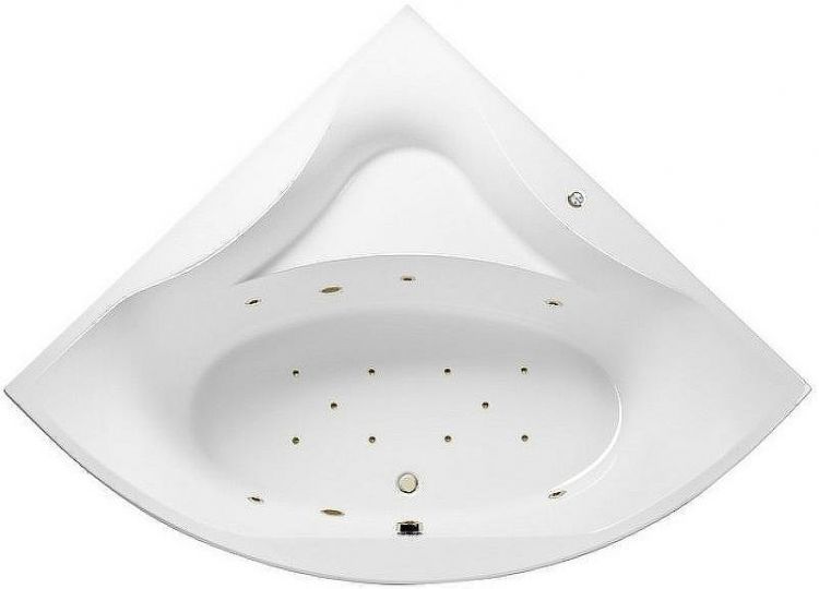 Акриловая ванна Excellent Glamour 150x150 WAEX.GLA15.RELAX.BR с гидромассажем