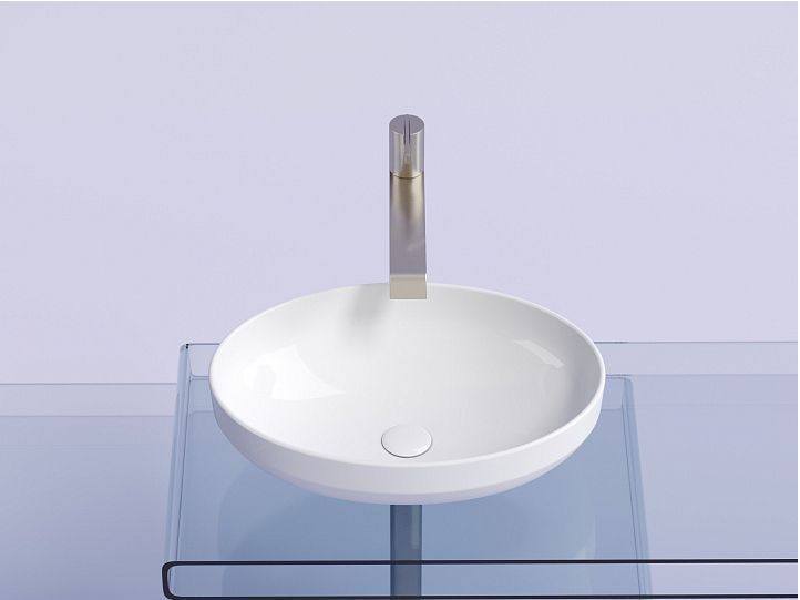 Умывальник CERAMICANOVA Element чаша накладная овальная 502x363x145 мм CN6056