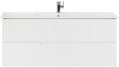 Тумба под раковину Cezares Duet 120 DUET-1200-2C-SO-BL подвесная Bianco Lucido