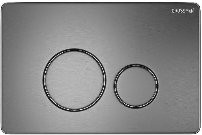 Клавиша смыва Grossman Style 700.K31.05.42M.42M Графит сатиновый