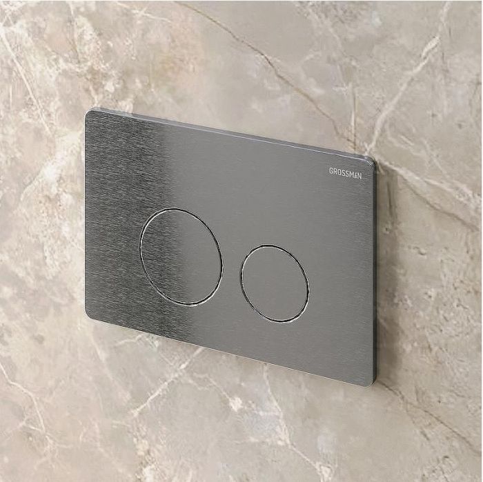Клавиша смыва Grossman Style 700.K31.05.42M.42M Графит сатиновый