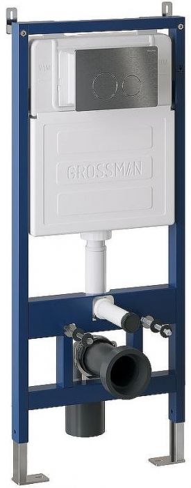 Клавиша смыва Grossman Style 700.K31.05.42M.42M Графит сатиновый