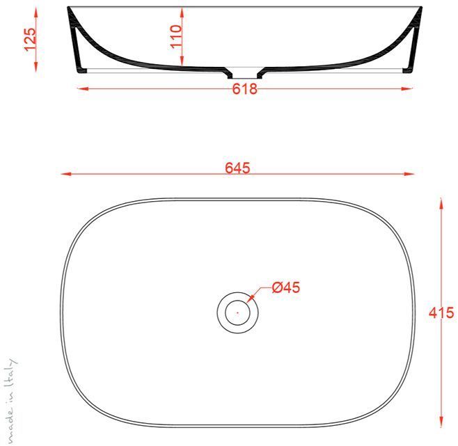 Раковина ARTCERAM WASHBASINS GHL002 01 00 Раковина ARTCERAM WASHBASINS GHL002 01 00