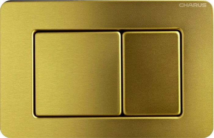 Клавиша смыва Charus Robusto FP.310.BG.05 цвет Брашированное золото (Темное)