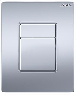 Клавиша смыва Aquatek PNN-0000003 цвет Хром матовый