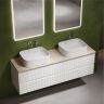 Столешница для ванной комнаты SANCOS из керамогранита SANCOS Kreman 1600х460 без отверстия под смеситель,TT160A2