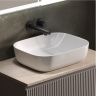 Тумба подвесная SANCOS Snob R, Doha Soft 790х445х500, под столешницу без отверстия под смеситель, цвет Kreman, SNR80SM