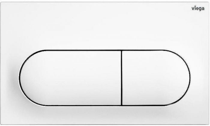 Инсталляция Viega Prevista Dry 792 831 для подвесных унитазов с Белой клавишей смыва