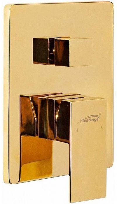 Душевая система Hansberge H6075GO Золото